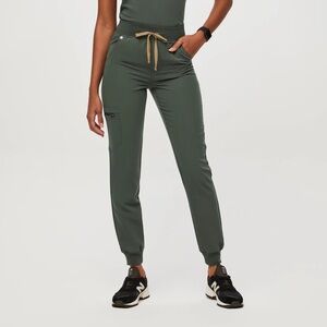 FIGS Moss Green High Waisted Zamora Jogger -Size Large-Brand New!